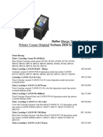 Daftar Harga Tinta Cartridge Printer Canon Original Terbaru 2018 Semua Tipe