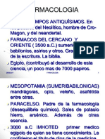 1 - Historia y Ramas de La Farmacologia