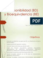 Biodisponibilidad y Bioequivalencia