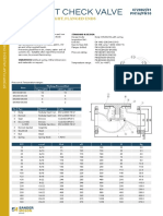 Lift Check Valve: Straight, Flanged Ends