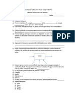 Examen Parcial de Mecánica Diesel- Introducción a Los Motores