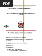 Cadenas y Redes Troficas