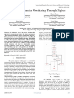 Industrial Parameter Monitoring Through Zigbee