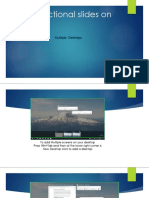 Instructional Slides On Multiple Desktop