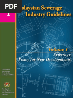 Malaysia Sewerage Industry Guideline Volume 1