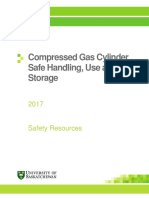 Compressed Gas Cylinder Safe Handling Use and Storage
