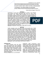 Optimization of Theophylline Floating Tablet Using Factorial Design Method