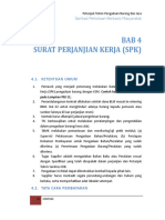 6 Bab 4 Surat Perjanjian Kerja (SPK)