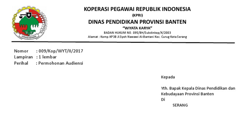 16+ Contoh Kop Amplop Surat Resmi Doc  Contoh Surat Ide