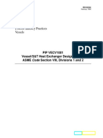 PIP VECV1001 Vessel - ST Heat Exchanger Design Criteria PDF