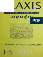 Praxis, Filozofski Dvomjesečnik, 1974.