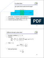 Diffusion Through A Plane Sheet: Const Const