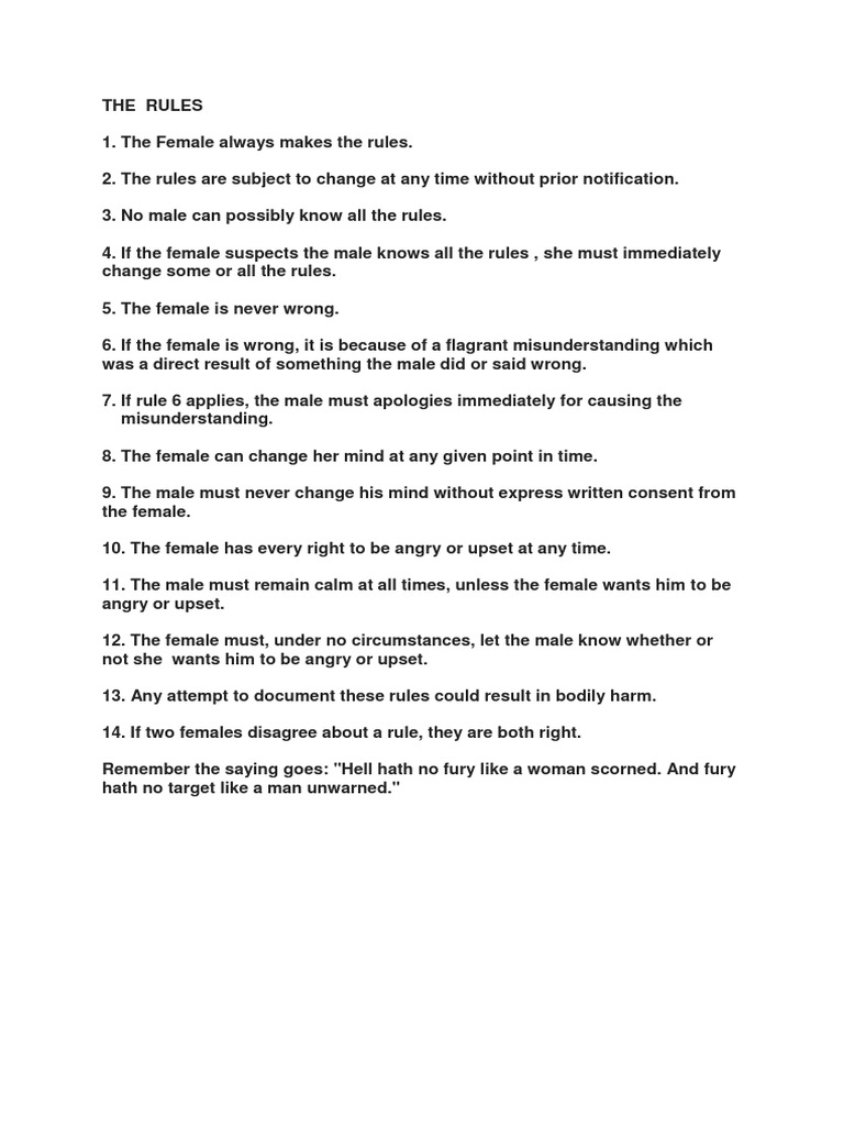 The Rules PDF