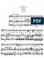Beethoven - Six Songs, Op.75 PDF