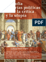 Filosofia y Teorias Politicas Entre La Critica y La Utopia