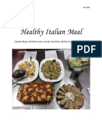 Healthy Italian Meal