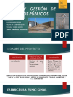 Diseño y Gestión de Proyectos Públicos