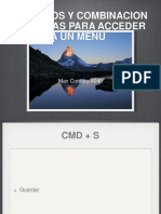 Comandos y Combinacion de Teclas para Acceder A Un Menu