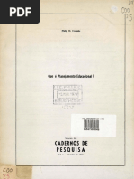 COOMBS. O Que é Planejamento Educacional