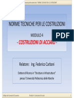 Modulo 4 - Costruzioni Di Acciaio PDF