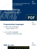 [1] Slides - What is Programming