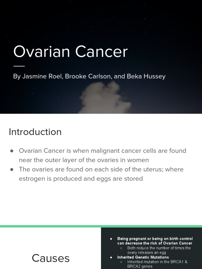 Ovarian Cancer | PDF | Ovarian Cancer | Cancer