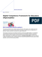 Eu Science Hub - Digital Competence Framework For Educators Digcompedu - 2018-03-09