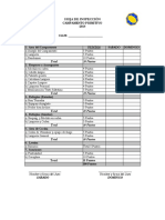 Hoja de Inspección Campamento Primitivo