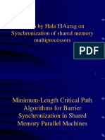 Papers by Hala Elaarag On Synchronization of Shared Memory Multiprocessors