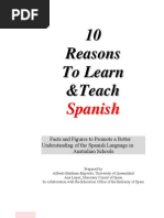 Download 10 Reasons to Learn and Teach Spanish by Janine Chang Fung Martel SN37820696 doc pdf