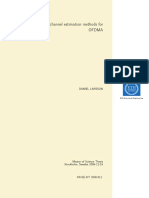 Analysis of Channel Estimation Methods For