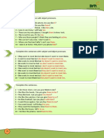 Respostas - Object Pronouns