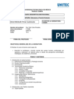 Carta Descriptiva Estructura y Función Humana. CDI. 18-3