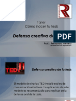 Presentaciones Creativas de Tesis