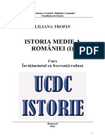 I 1 Istoria Medie A Romanilor I Liliana Trofin PDF