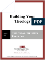 Building Your Theology – Lesson 2 – Transcript