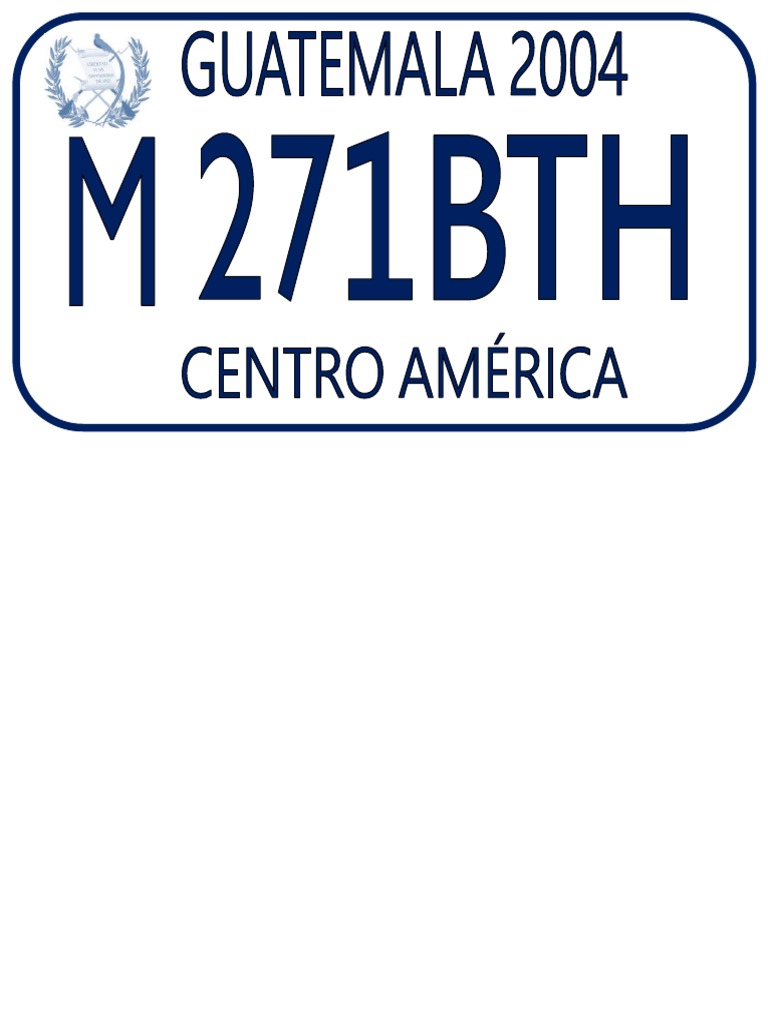 Formato de Placa de Moto | PDF