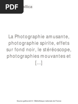 La Photographie Amusante Photographie Spirite ( ) Violette (02 