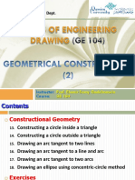 Geometrical Construction-Circles An Tagets