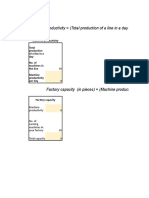 Calculation of Costs