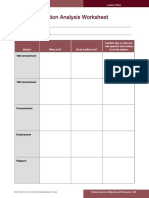 Student Analysis Worksheet