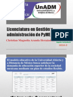 Licenciatura en Gestión y Administración de PyME