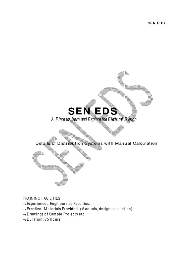 Course 1 Distribution System | PDF | Electrical Substation | Power ...