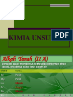 Kimia Unsur-Alkali Tanah