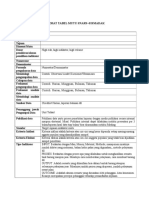 Format Tabel Mutu Snars+sismadak