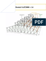 Modul II Bangunan Rangka SAP2000