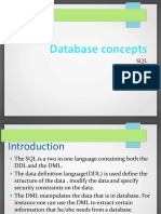 Database Concepts and Data Processingsql