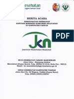 Berita Acara Kesepakatan Penerapan KBKP Di Kabupaten Fakfak