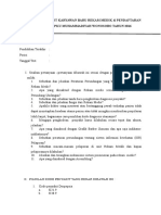 Soal Test Karyawan Baru Rekam Medik