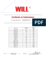 Certificado Will Grillete